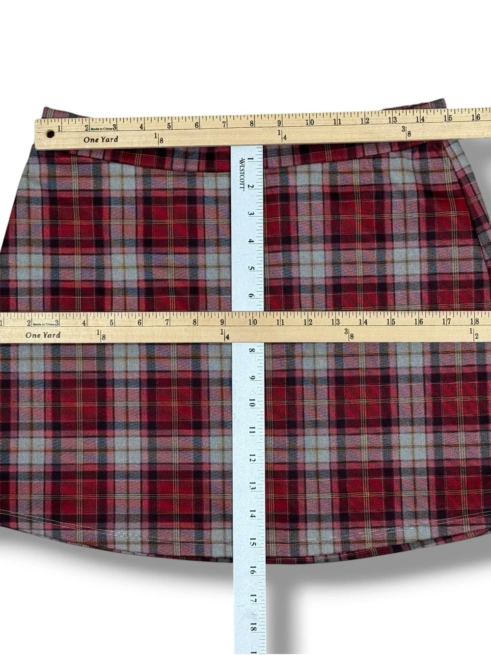 HALARA plaid skort